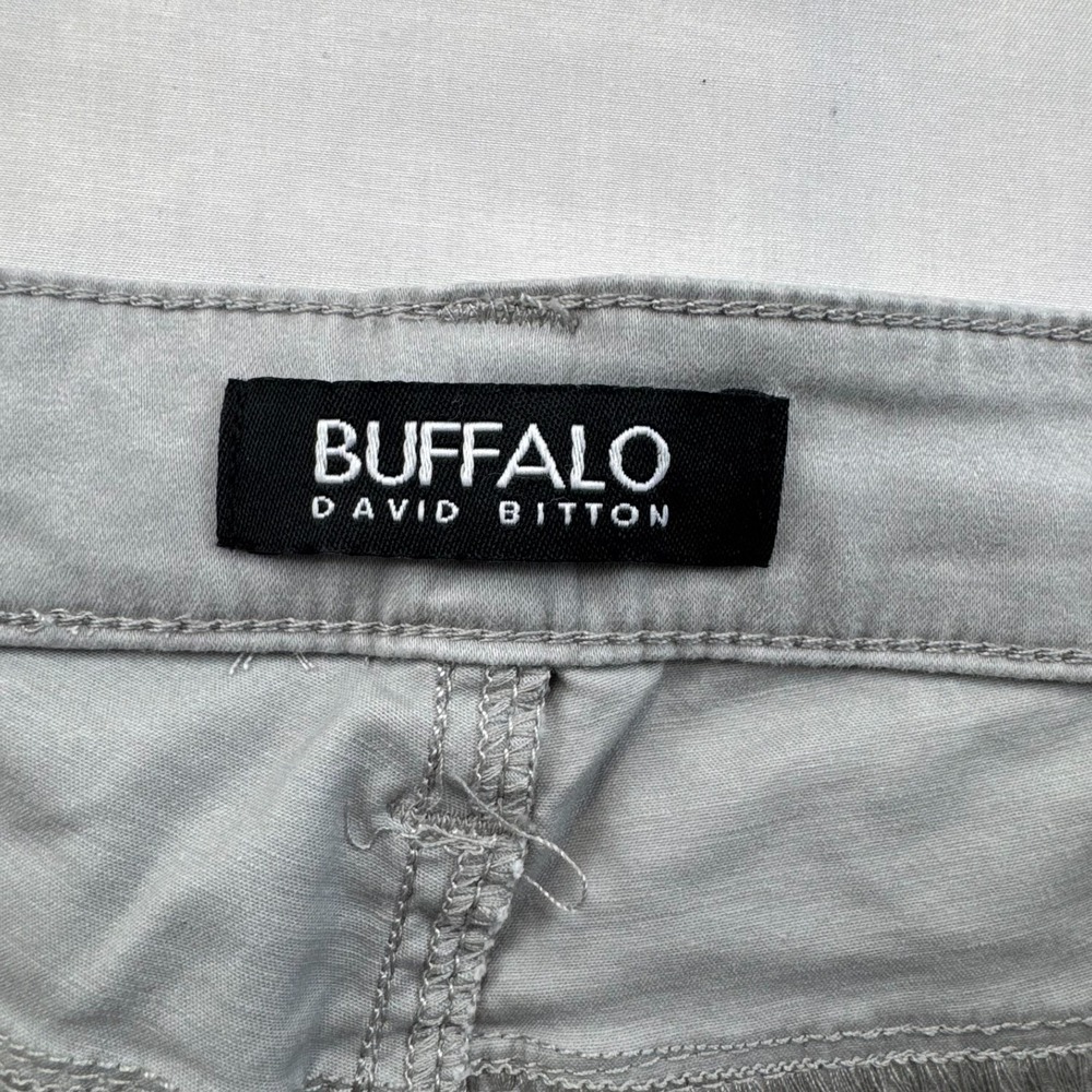 Buffalo David Bitton Pants Womens 6/28 Gray Classic Five-Pocket Straight Leg - Picture 3 of 7